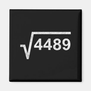 Imã 67 Seis Sete 6-7 Meme Raiz Quadrada 4489 Gíria Mat