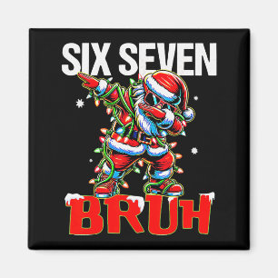 Imã 67 Seis Sete Burh Papai Noel Natal 6 7 Meme Homens