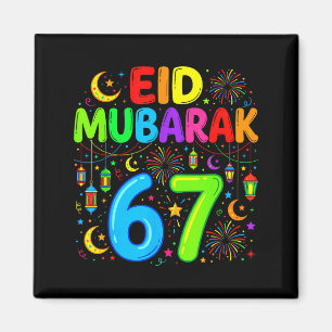 Imã 67 seis sete feliz eid mubarak crianças eid al