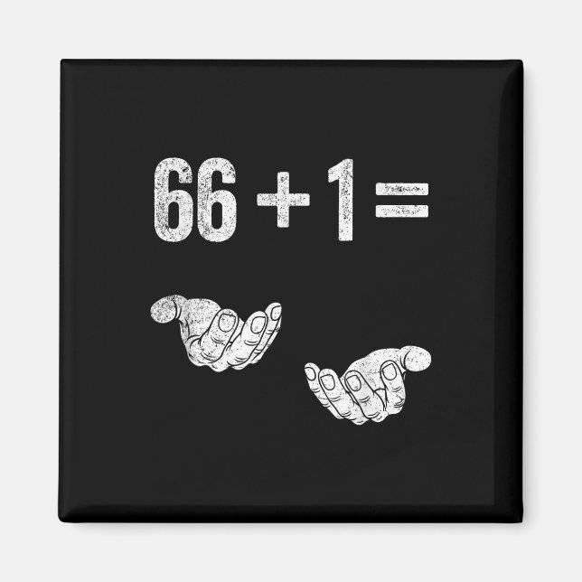 Imã 67 Seis Sete Matemática Equação Brainrot Bi (Frente)