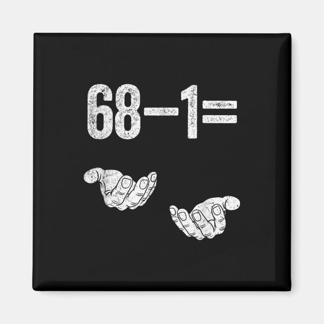 Imã 67 Seis Sete Matemática Equação Brainrot Bi (Frente)