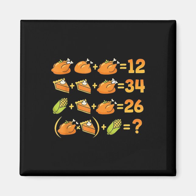Imã 67 Seis Sete Meme Matemática Ação de Graças Equaçã (Frente)