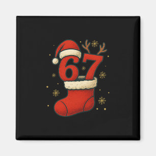 Imã 67 Six Seven Piada Gen Alpha Meme Natal 2025