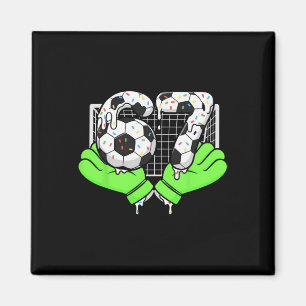 Imã 67 Soccer Ll Goleiro Rede E Luvas Para Jogadores _