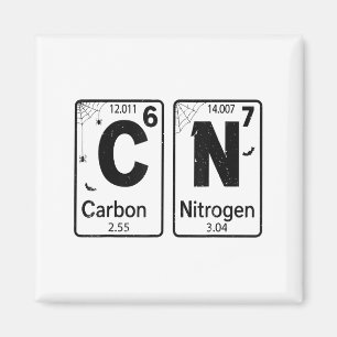 Imã 67 Tabela Periódica Fantasia de Halloween Cientist