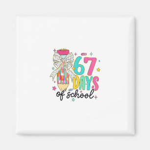 Imã 67 Vibes do Dia da Escola Engraçado Seis Sete 67 M