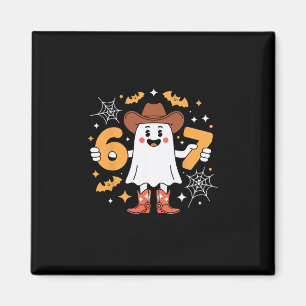 Imã 6 7 Fantasma de Halloween 67 Meme Geração Alfa Sei