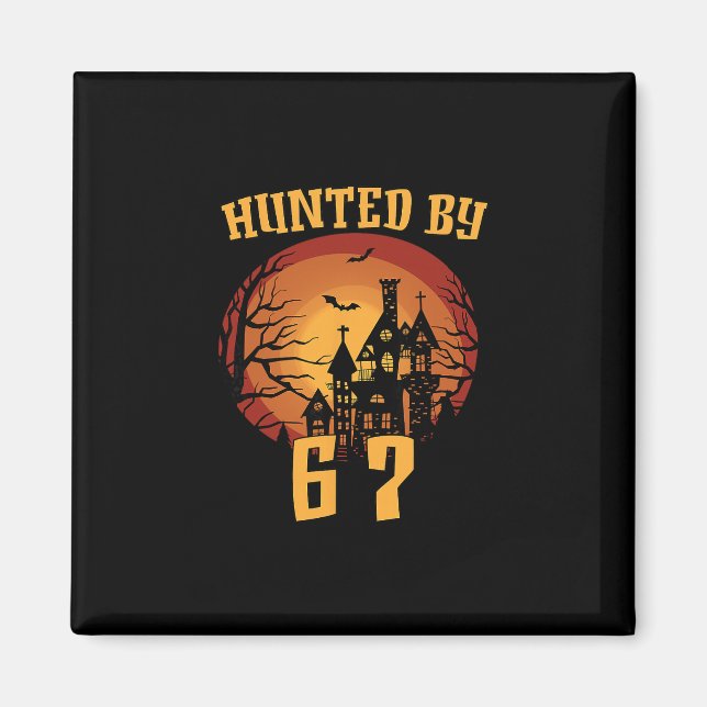 Imã 6 7 Halloween 67 Meme Seis Sete General Assombrado (Frente)