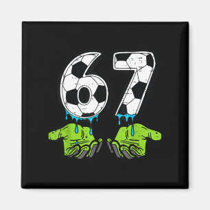 Imã 6 7 Meme Futebol Gotejamento Engraçado 67 Seis Set
