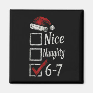 Imã 6-7 Meme Legal Travesso 67 Natal Rotação Cerebral