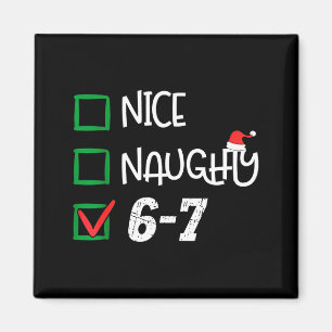 Imã 6-7 Meme Legal Travesso 67 Natal Rotação Cerebral