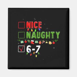Imã 6-7 Meme Legal Travesso 67 Natal Rotação Cerebral