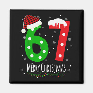 Imã 6 7 Natal Six Seven Xmas 67 Feliz Natal