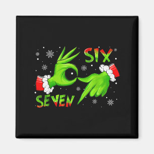 Imã 6 7 Seis Sete Mão Geração Z Alpha Meme Gíria Natal
