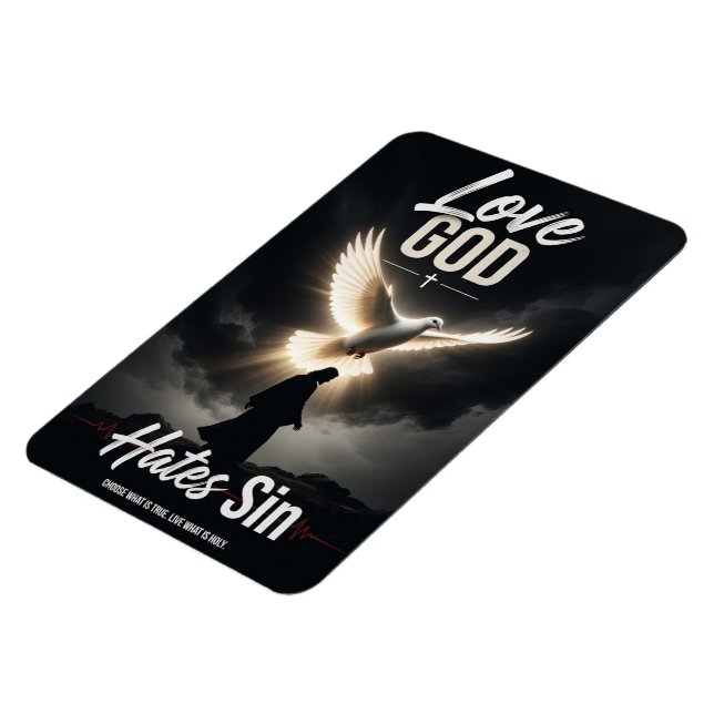 Ímã #6   Ame a Deus, odeie o Pecado (Left Side)