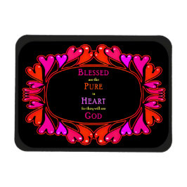 Ímã 6 Beatitude - Abençoado Puro no Coração