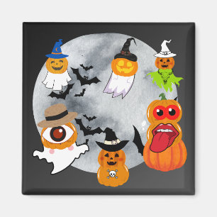Imã 6 caracteres halloween