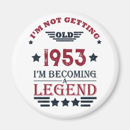 Imã 70 de aniversário personalizado