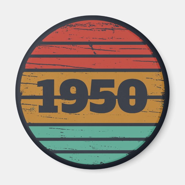 Imã 75 anos de idade personalizados (Frente)