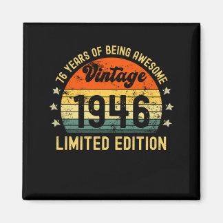 Imã 76.a edição limitada de aniversário 1946 76 anos