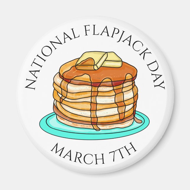 Imã 7 de Marcha do Dia Nacional Flapjack (Frente)