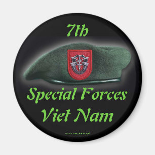 Imã 7o ímã das boinas verdes dos veteranos das forç