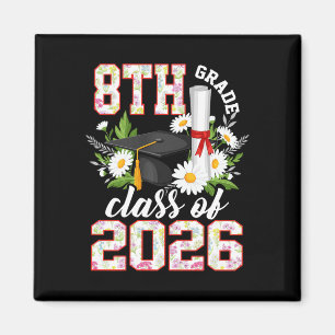 Imã 8ª Série Cl De 2026 Graduação Floral Meninas Premi