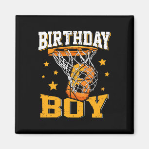 Imã 8º Aniversário de Basquetebol Garoto de 8 anos