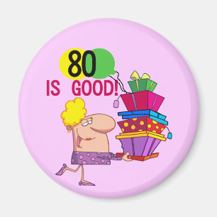 Imã 80 são bons camiseta e presentes do aniversário