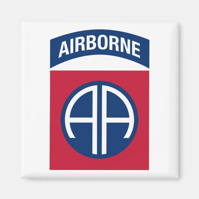 Imã 82.a Divisão Aerotransportada Insignia Veterano Mi (Frente)