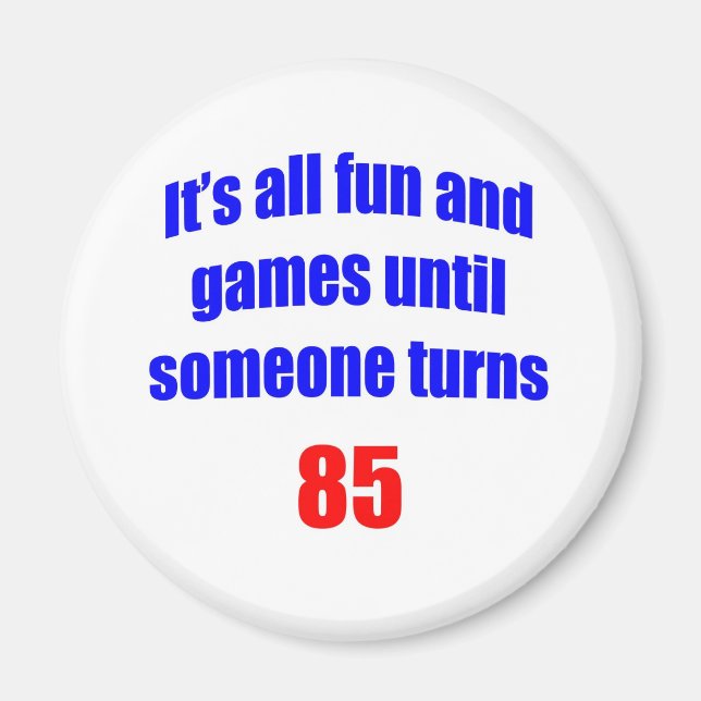 Imã 85 Alguém faz 85 anos (Frente)