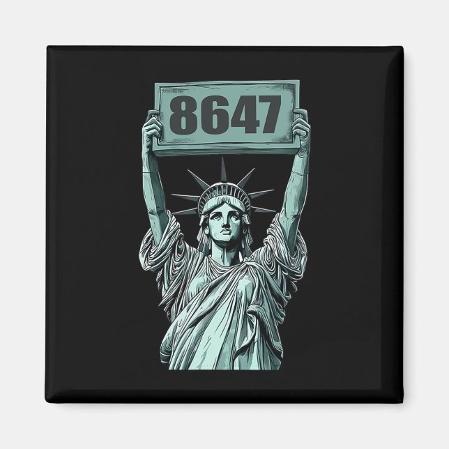 Imã 8647 Anti Trump  (Frente)