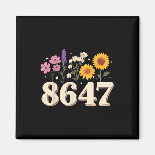 Imã 8647, Anti Trump, Feminista Floral, Sutil, R Human