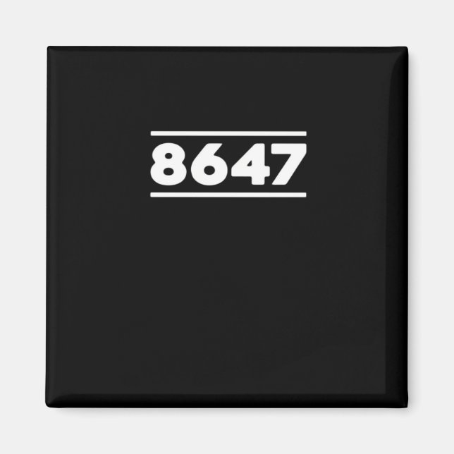Imã 8647 - Design Antifascista Design Clássico (Frente)
