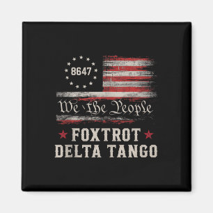 Imã 8647 Foxtrots Deltas Tangos Camiseta sem Mangas Ba