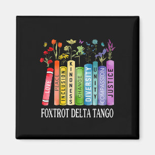 Imã 8647 Foxtrots Tangos Deltas Livro Flor Resistir Bo