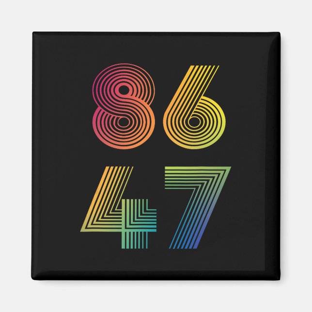 Imã 86 47 Anti Trump 8647 Impeach 47 Anti-Trump Presid (Frente)