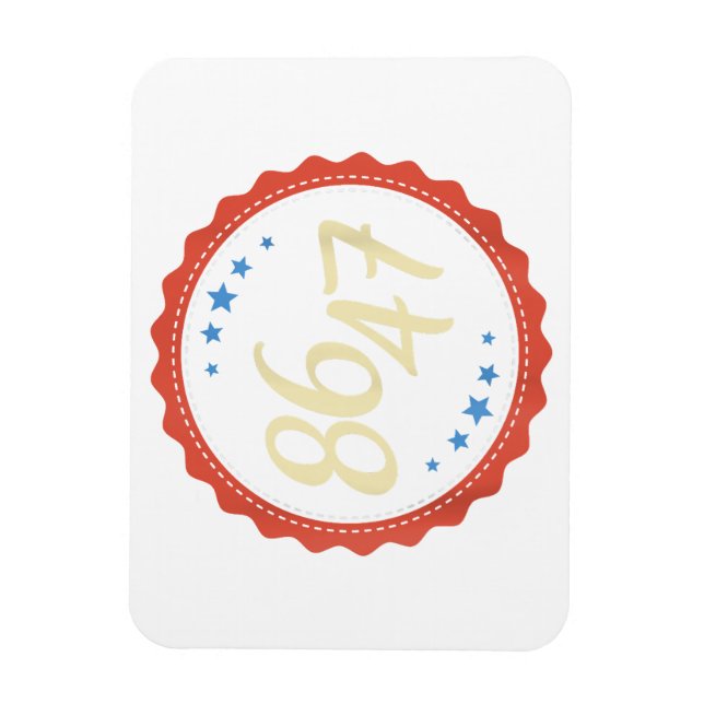 Ímã 86 47 Anti Trump Engraçado (Vertical)