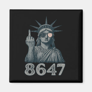 Imã 86 47 Anti-Trump Funny 8647 Anti-Trump Statue Of L