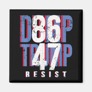 Imã 86 47 Shirt Anti Trump Impeach 47 Dump Trump