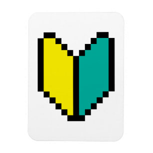 Ímã 8 Bits Pixel Wakaba / Marca Shoshinsha