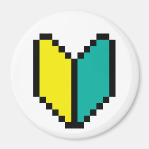 Imã 8 Bits Pixel Wakaba / Shoshinsha Mark