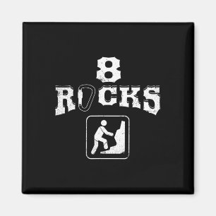 Imã 8 Camiseta de Aniversário de Oito Anos de Escalada