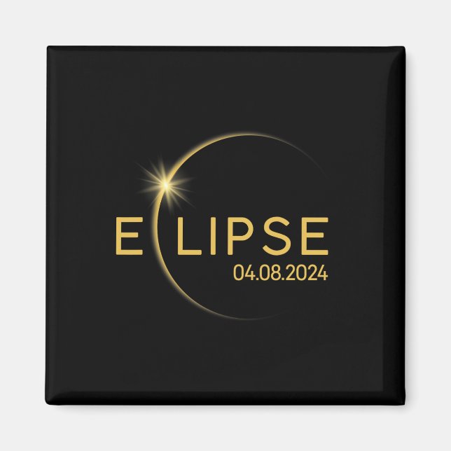 Imã 8 Eclipse Solar Total 2024 (Frente)