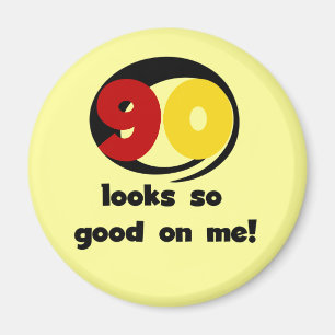 Imã 90 olhares tão bons em mim t-shirt e presentes