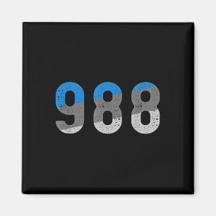 Imã 988 Awarenes Hotline Health Prevention Suicídio Em