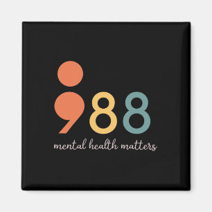 Imã 988 Problemas de Saúde Mental do Semicolon Preve S