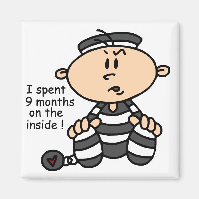 Imã 9 Meses Na Prisioneira Do Bebê Dentro (Frente)