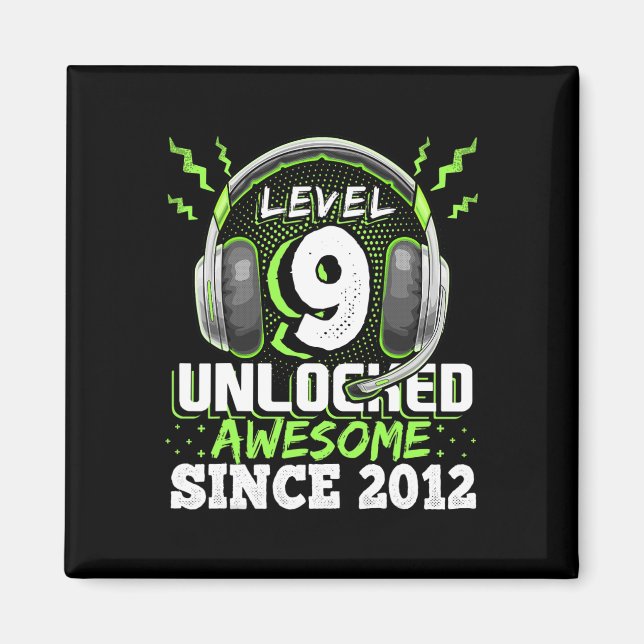 Imã 9 Vídeo Jogo 2012 Desbloqueado 9º Aniversário Gi (Frente)