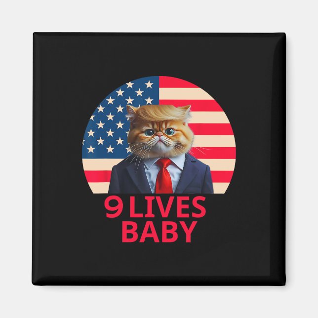 Imã 9 Vive Baby Cat Trump 2024 Venceu Vitória Tru (Frente)